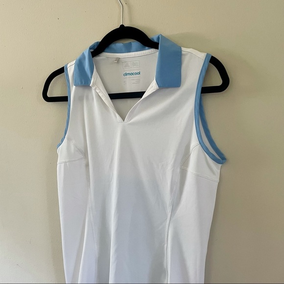 Adidas Sleeveless Climacool Golf Shirt - Picture 2 of 5